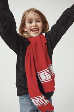 Accesorios Canada Goose Niños Mexico - Merino Bufanda Rojos UL0538671